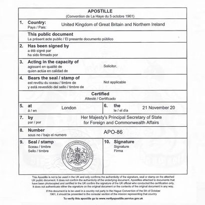 apostille uk